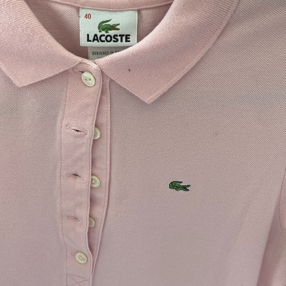 Lacoste light pink dress